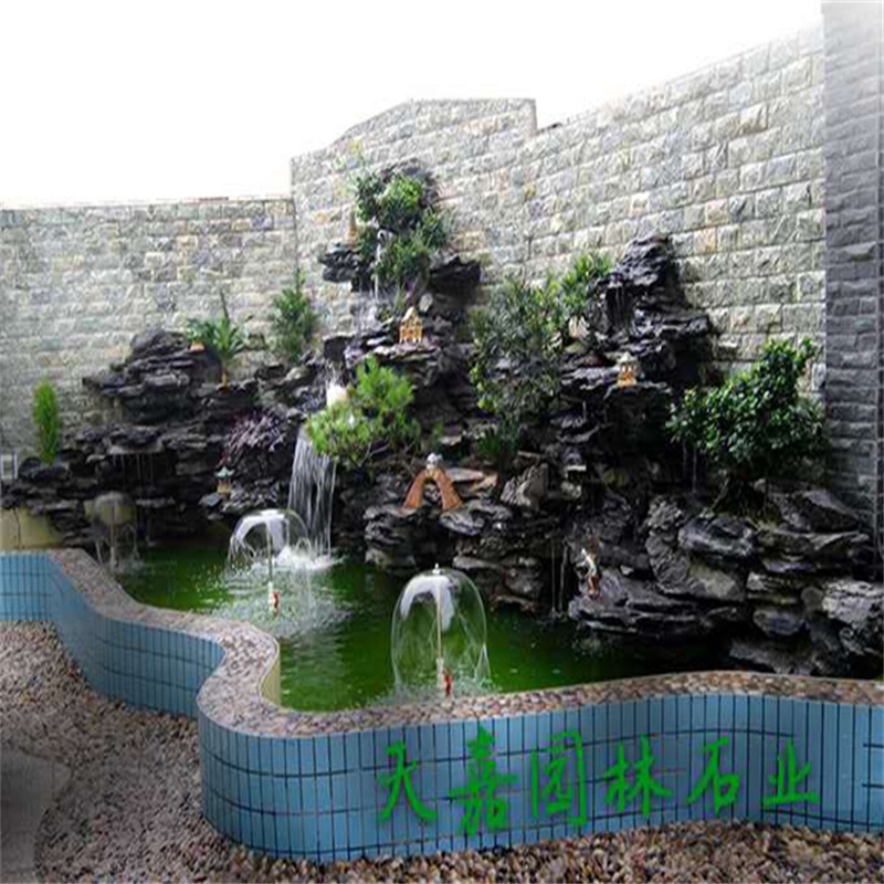九龙坡小庭院水景设计